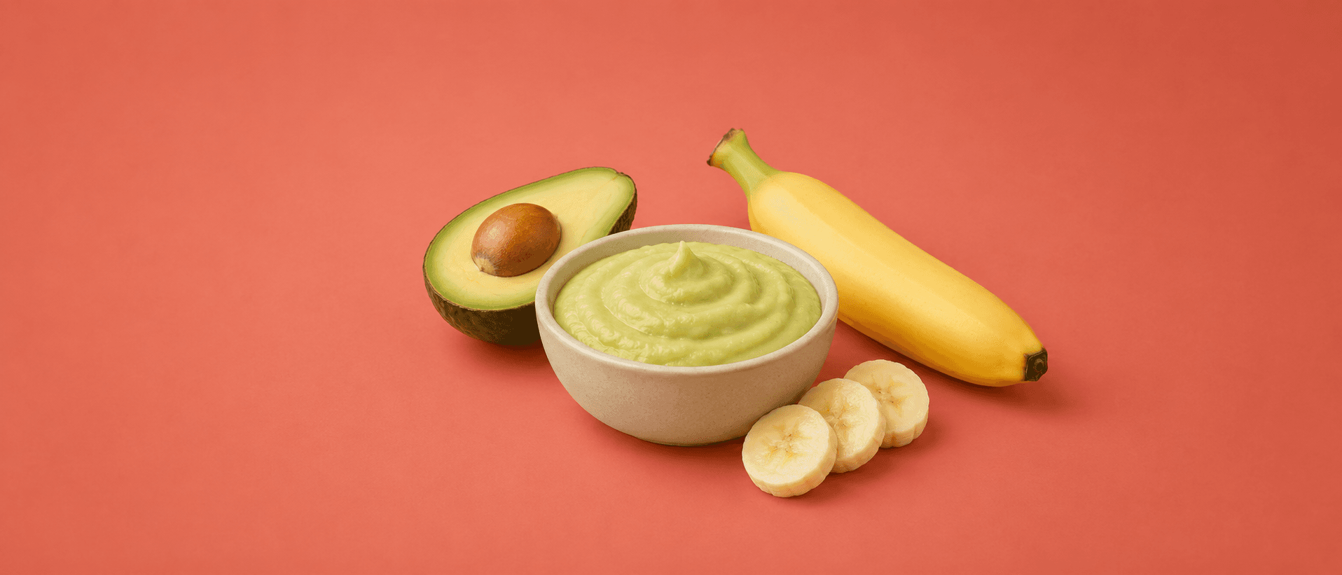 Purée avocat banane