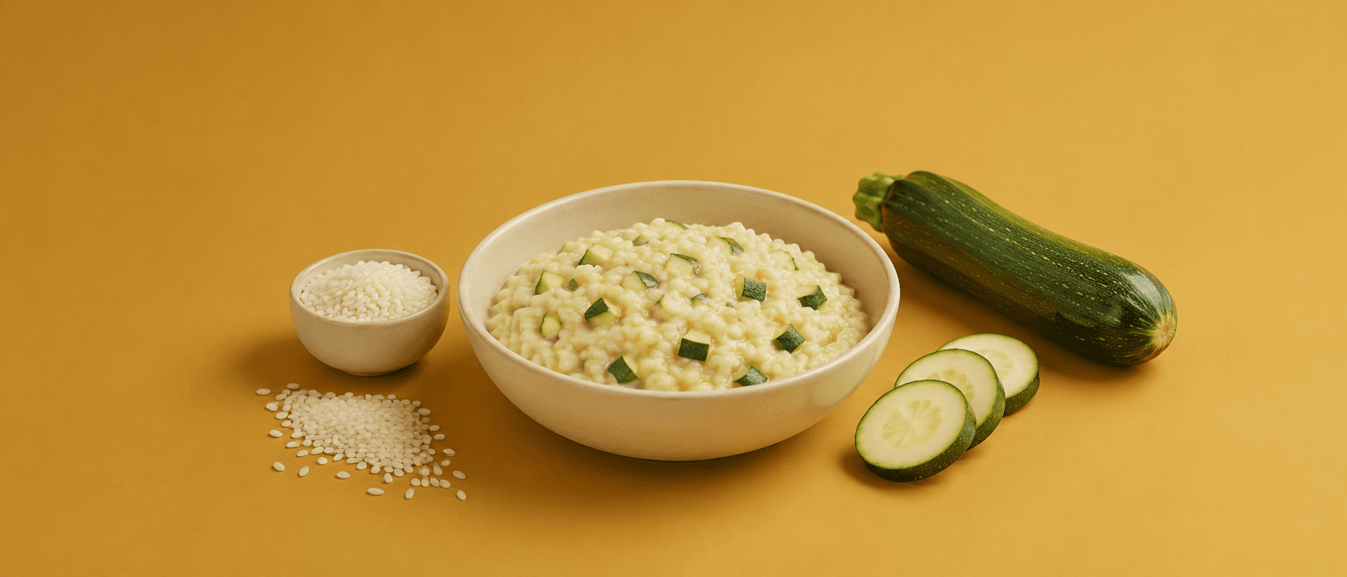 Risotto de bébé courgette