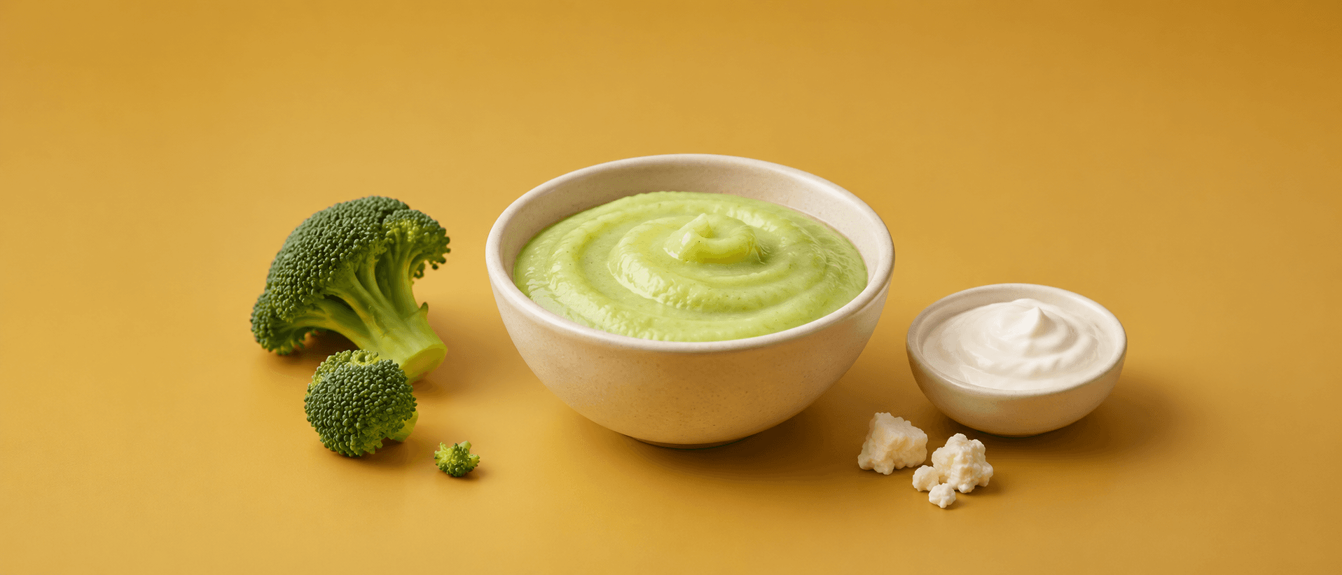 Crème brocoli fromage blanc