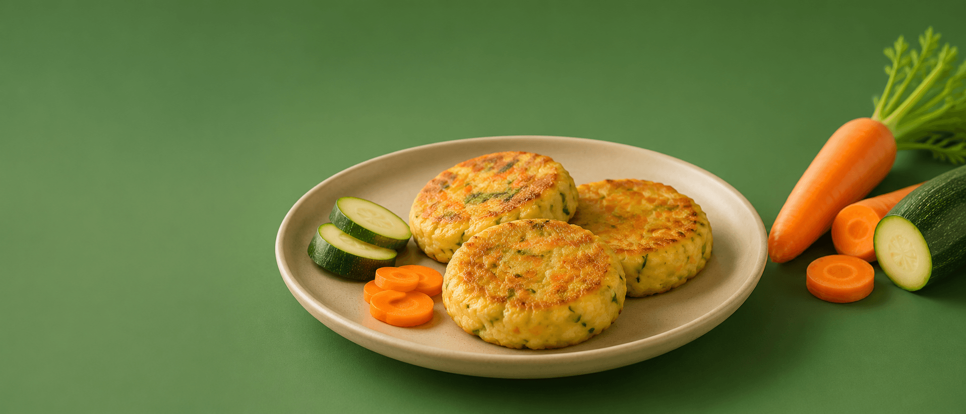 Galettes de légumes moelleuses