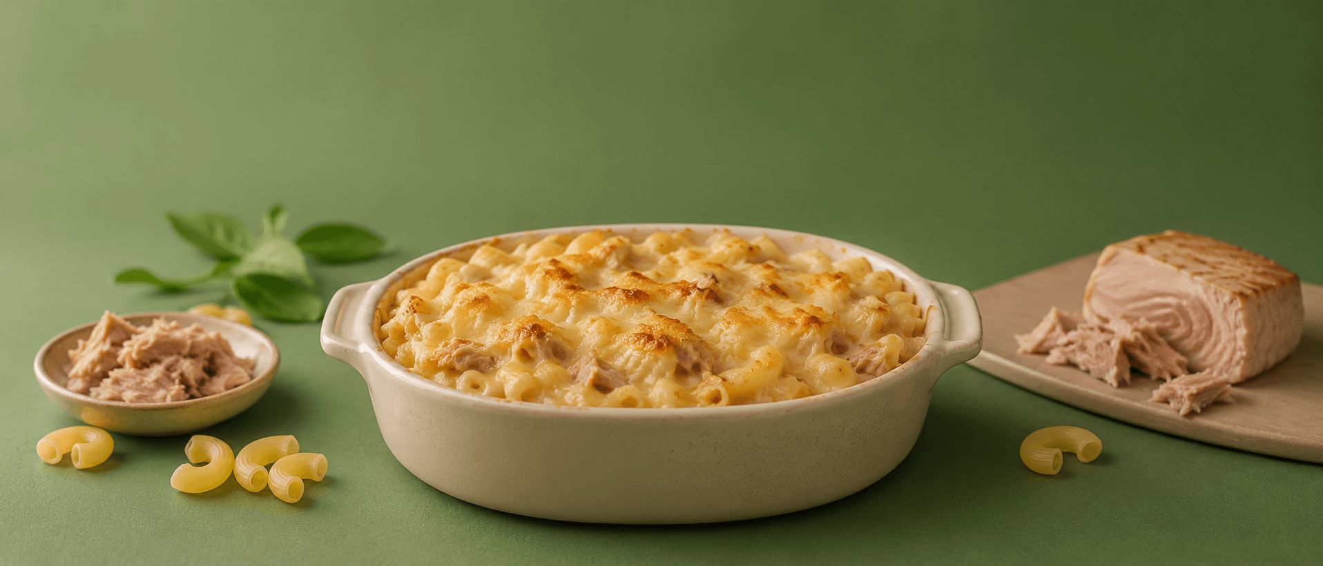 Gratin de macaronis thon