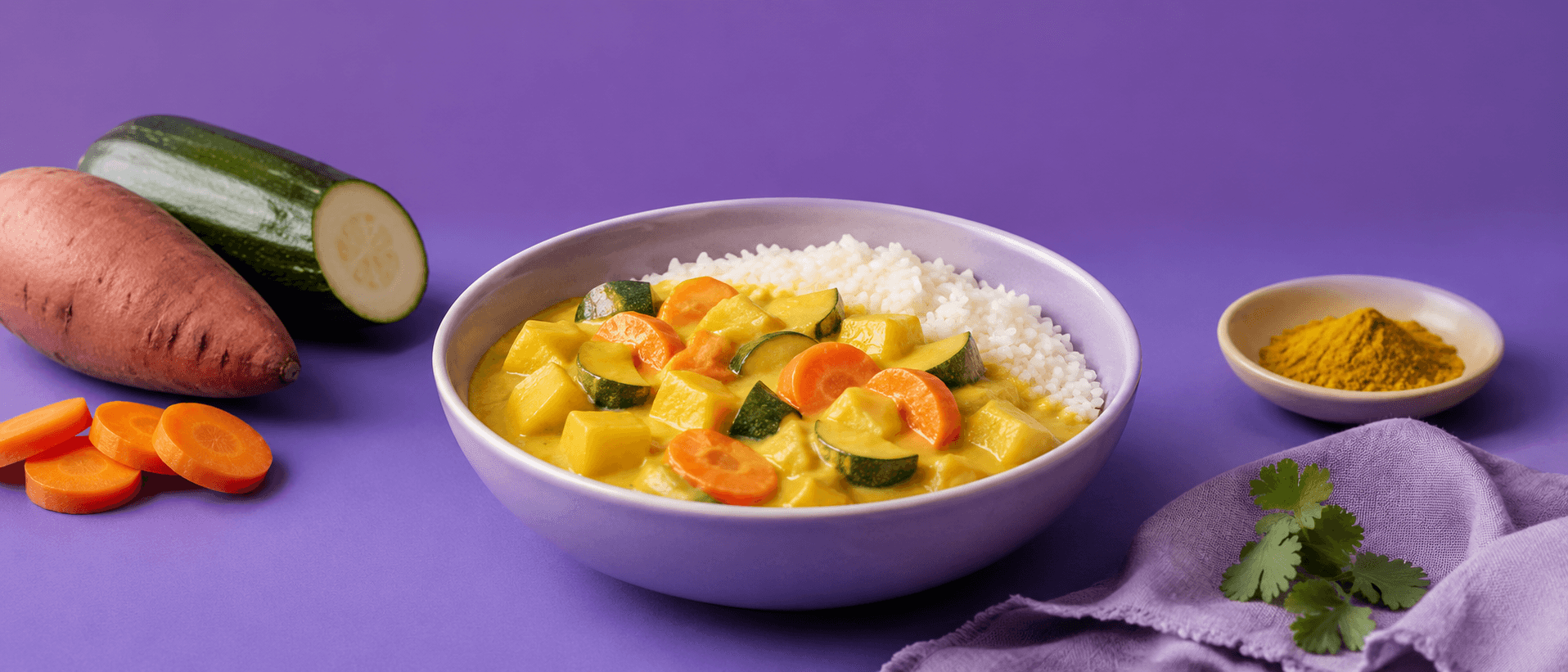 Curry de légumes doux