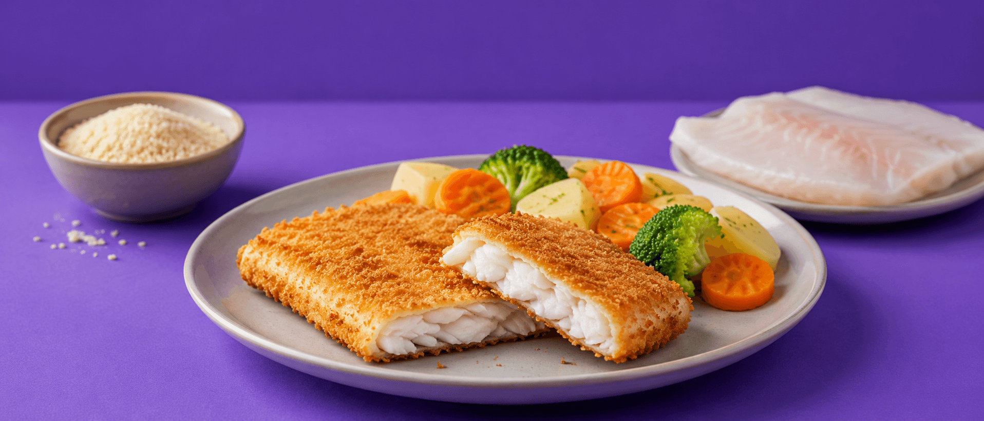 Poisson pané maison