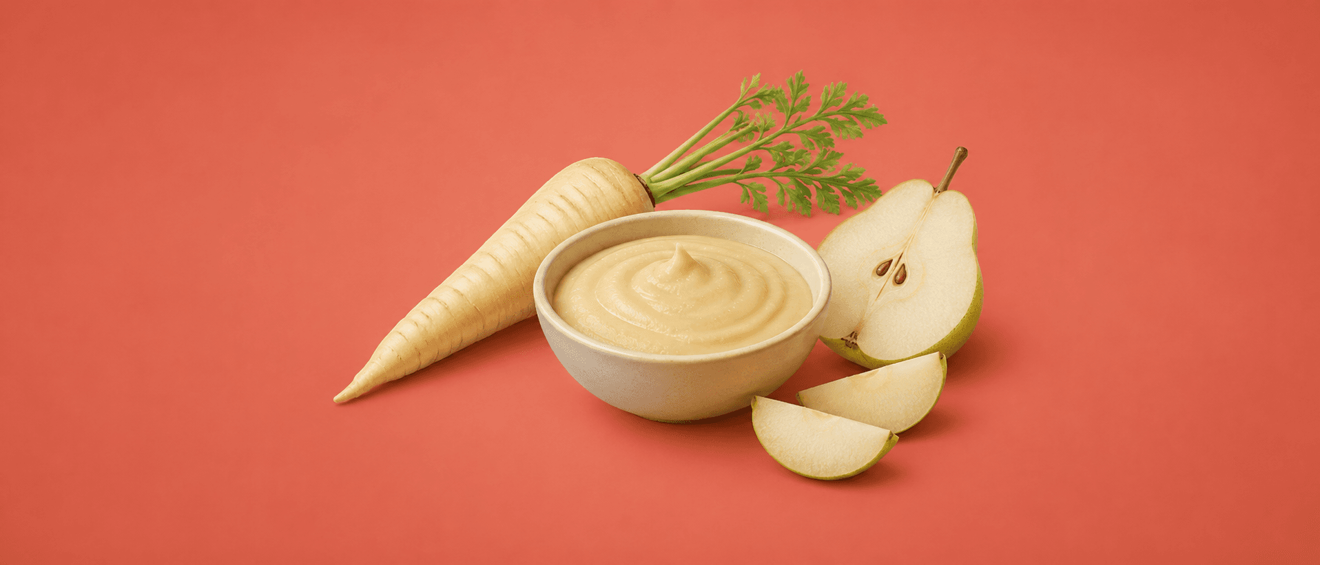 Purée panais poire