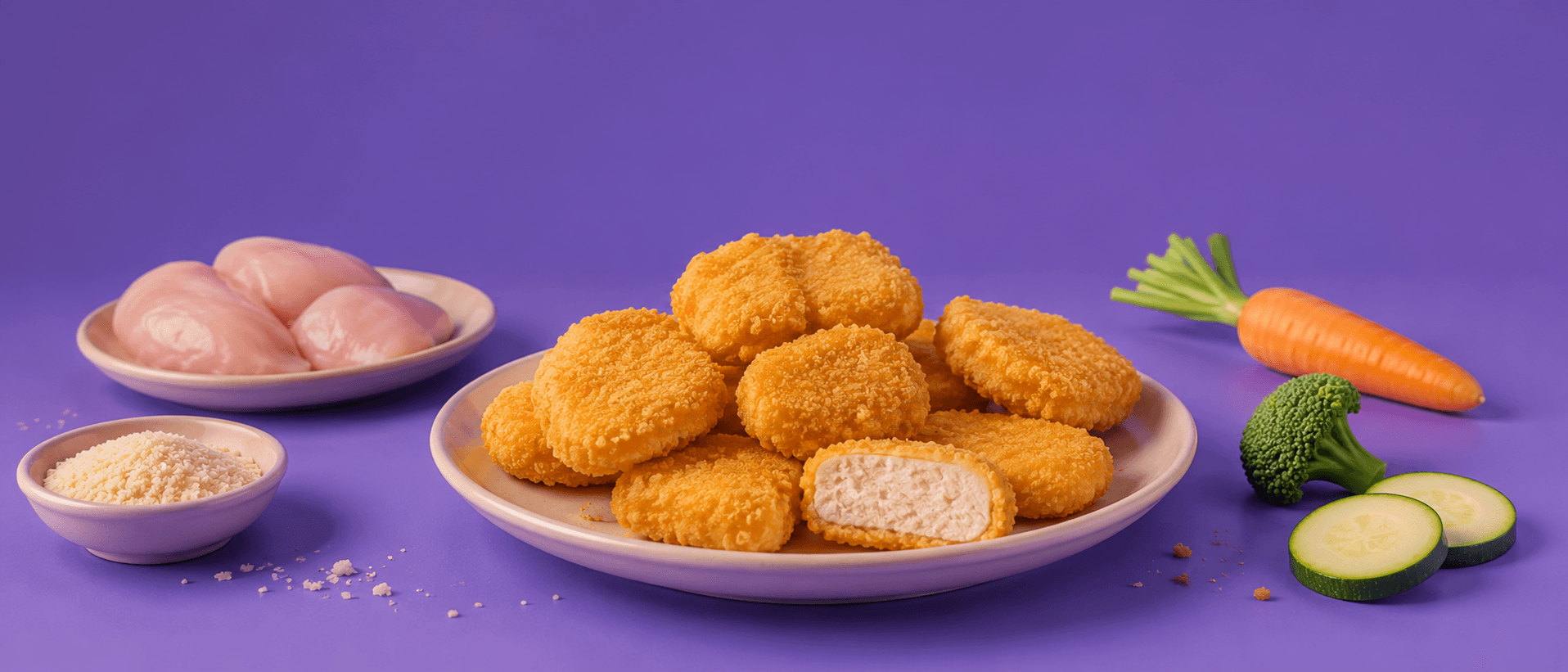 Nuggets de poulet maison