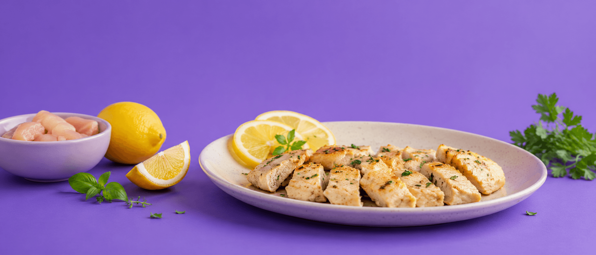 Poulet au citron et herbes fraîches